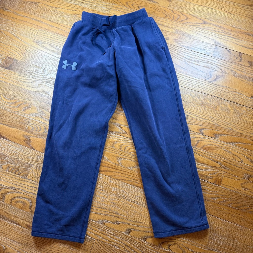 Under Armour ColdGear Mens Small Navy Blue Loose Fit Sweatpants NK6S70X000377
